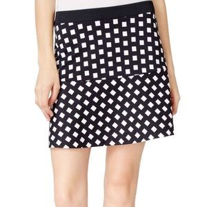 NWOT! Michael Kors Navy Checkered Skirt